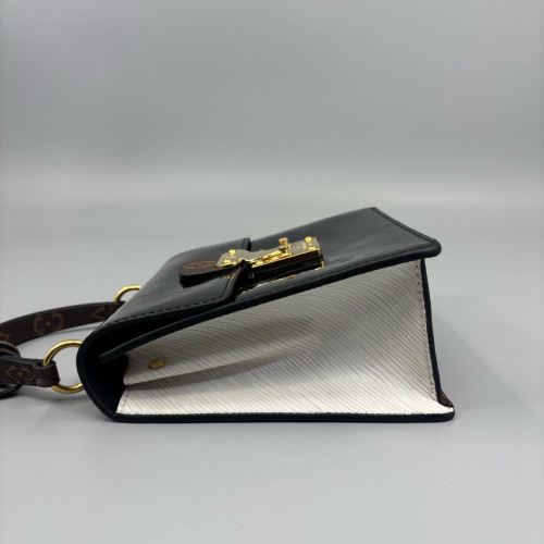 Louis Vuitton Spring Street Vernis Monogram Black Brown White