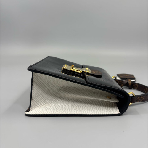 Louis Vuitton Spring Street Vernis Monogram Black Brown White