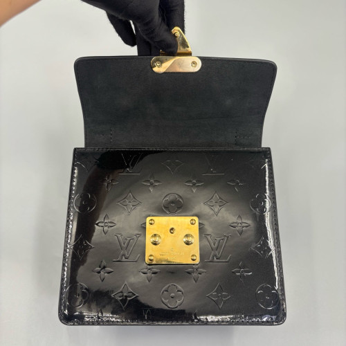 Louis Vuitton Spring Street Vernis Monogram Black Brown White