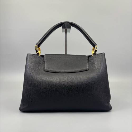 Louis Vuitton Capucines MM Calfskin Black