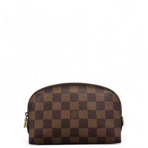 Louis Vuitton Cosmetic Pouch PM Damier Ebene Brown