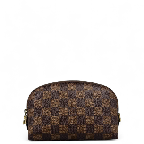 Louis Vuitton Cosmetic Pouch PM Damier Ebene Brown