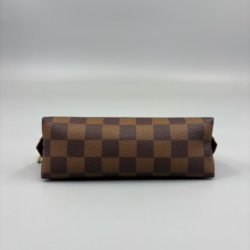 Louis Vuitton Cosmetic Pouch PM Damier Ebene Brown