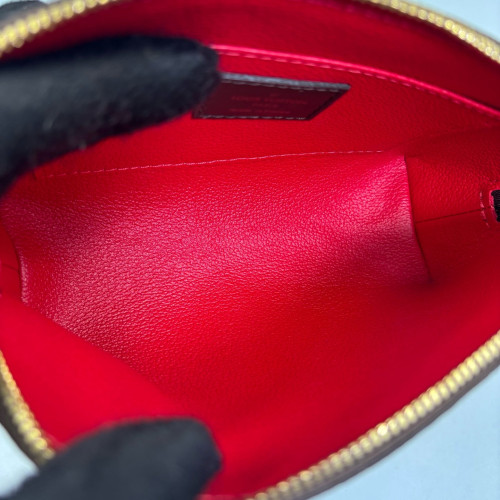 Louis Vuitton Cosmetic Pouch PM Damier Ebene Brown