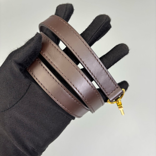 Louis Vuitton Cuir Taurillon Brittany Damier Ebene Brown