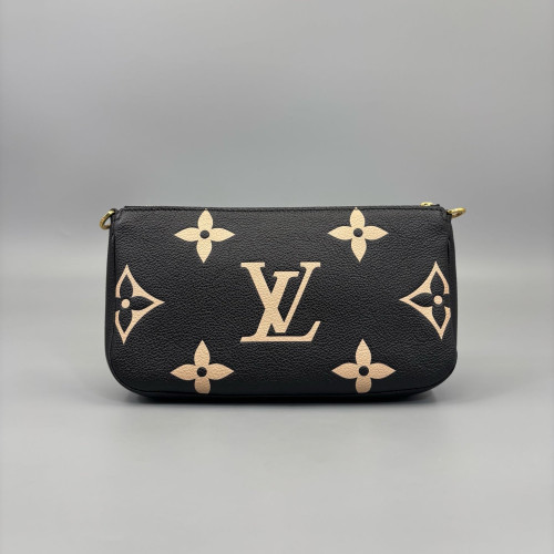 Louis Vuitton Multi Pochette Accessories Monogram Empreinte Giant Black