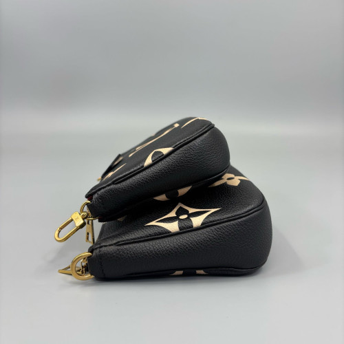 Louis Vuitton Multi Pochette Accessories Monogram Empreinte Giant Black
