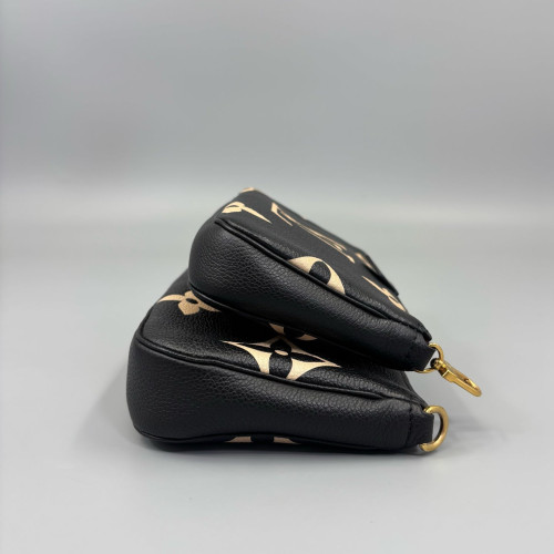 Louis Vuitton Multi Pochette Accessories Monogram Empreinte Giant Black
