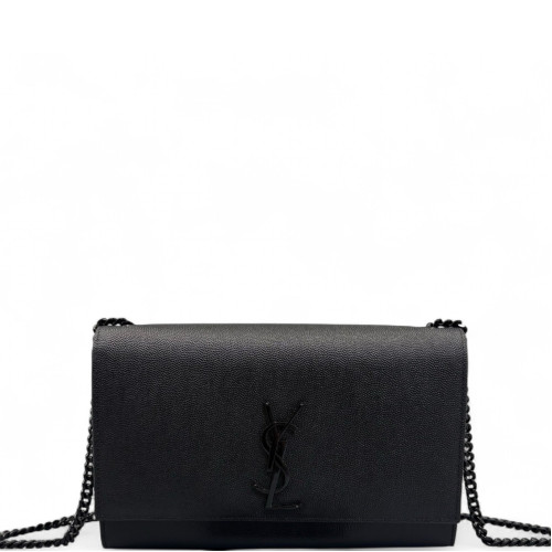 Yves Saint Laurent Medium Classic Kate Caviar Black