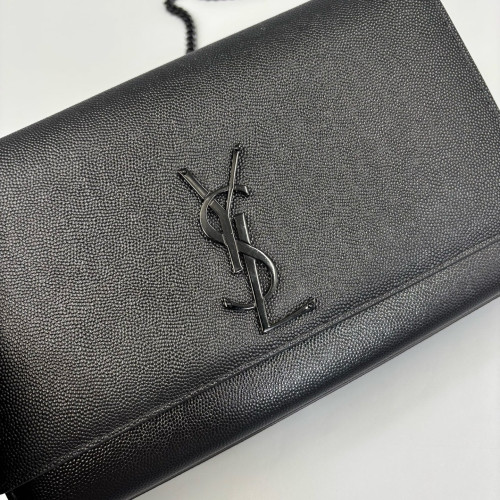 Yves Saint Laurent Medium Classic Kate Caviar Black
