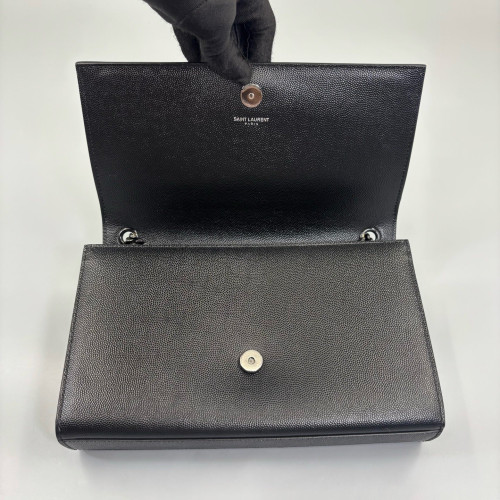 Yves Saint Laurent Medium Classic Kate Caviar Black