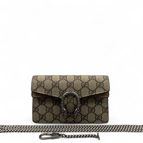 Gucci Super Mini Dionysus GG Supreme Monogram Brown Gucci Super Mini Dionysus GG Supreme Monogram Brown