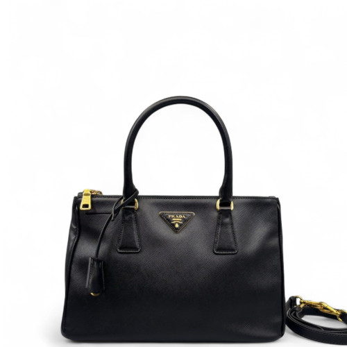 Prada Galleria Tote Saffiano Calfskin Black