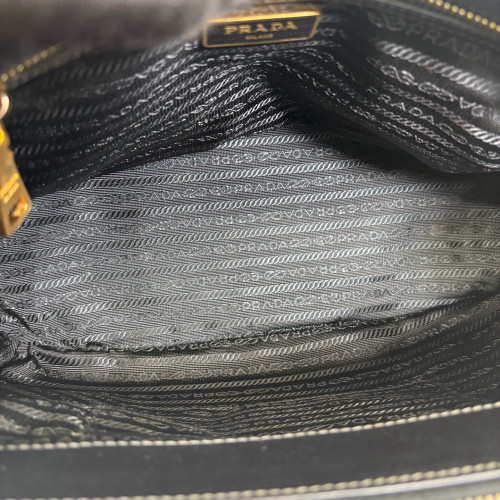 Prada Galleria Tote Saffiano Calfskin Black