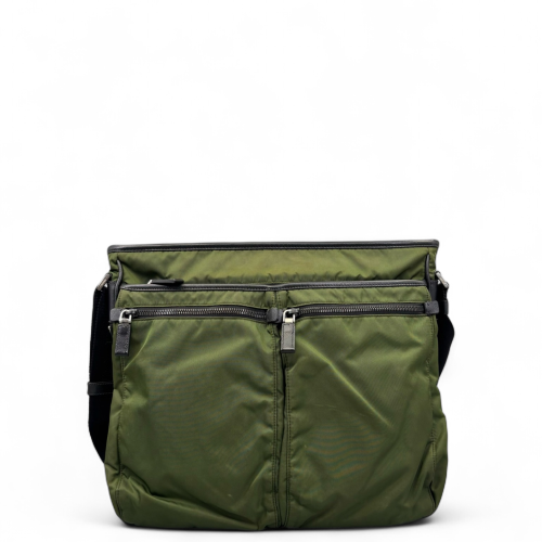 Prada Crossbody Bag Tessuto Nylon Green Black