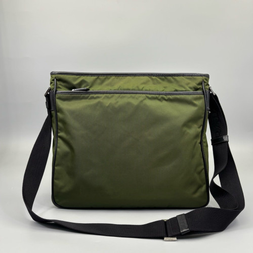 Prada Crossbody Bag Tessuto Nylon Green Black