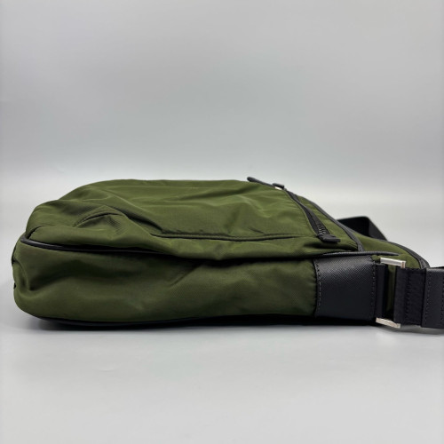Prada Crossbody Bag Tessuto Nylon Green Black