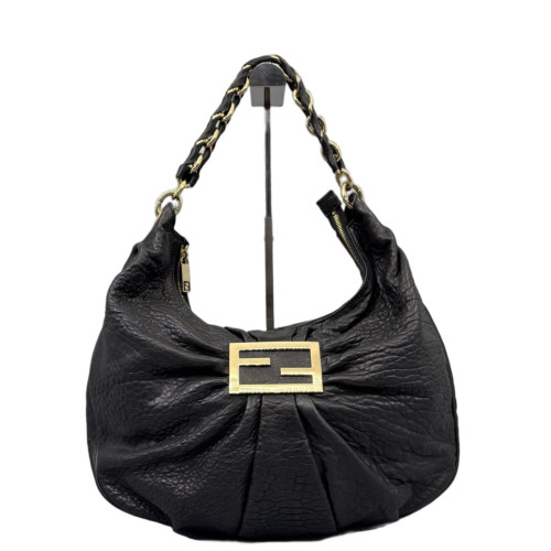 Fendi Handbag Calfskin Black