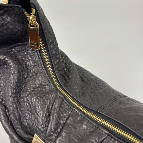 Fendi Handbag Calfskin Black