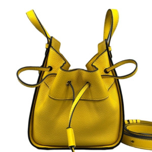 Loewe Mini Hammock Grained Calfskin Yellow