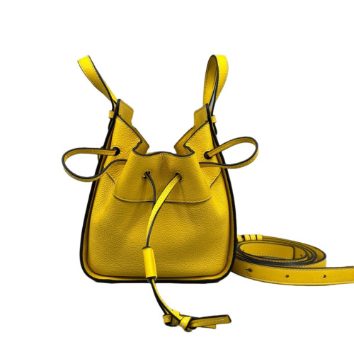 Loewe Mini Hammock Grained Calfskin Yellow