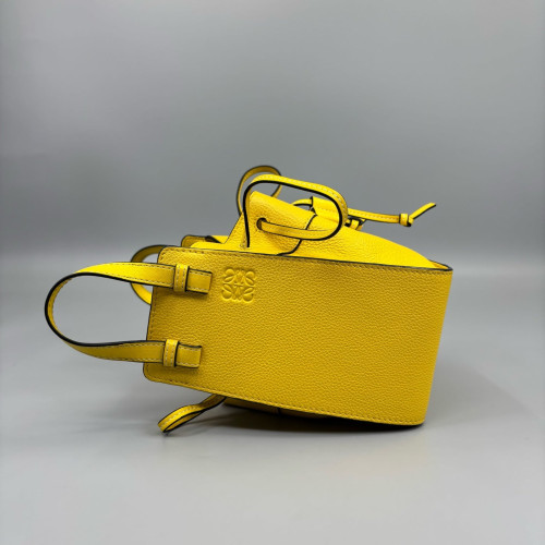 Loewe Mini Hammock Grained Calfskin Yellow
