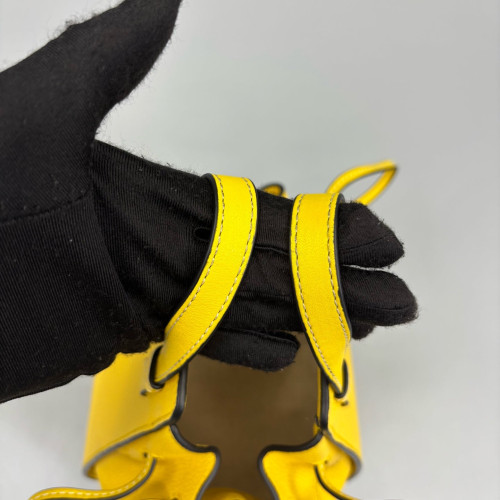 Loewe Mini Hammock Grained Calfskin Yellow