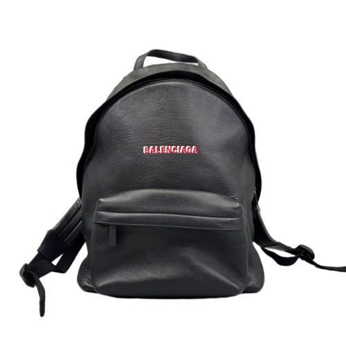 Balenciaga Backpack Calfskin Black