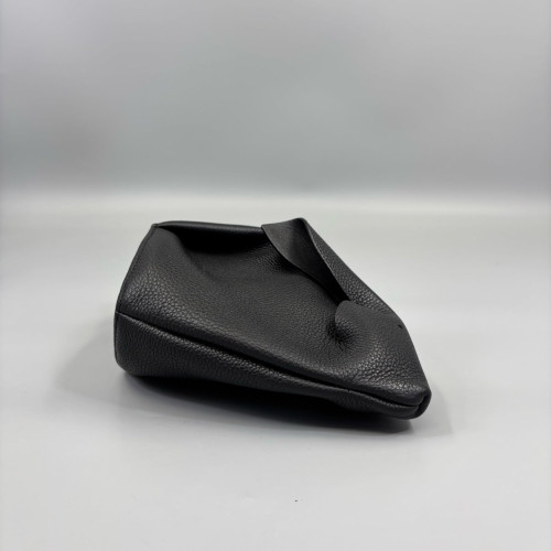 Loewe Bunny Crossbody Bag Grained Calfskin Black