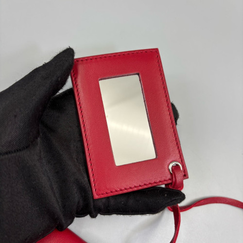 Balenciaga Clutch Calfskin Red