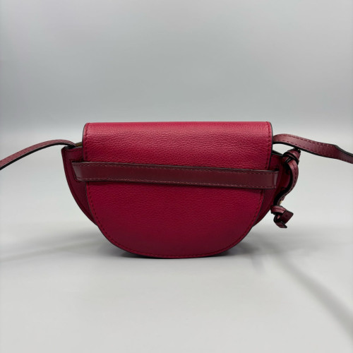 Loewe Mini Gate Calfskin Red Burgundy