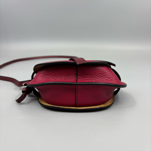Loewe Mini Gate Calfskin Red Burgundy