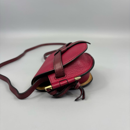 Loewe Mini Gate Calfskin Red Burgundy