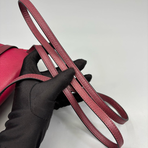 Loewe Mini Gate Calfskin Red Burgundy