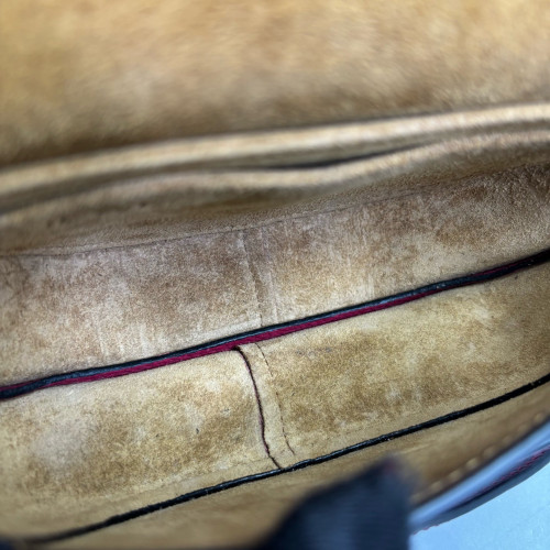 Loewe Mini Gate Calfskin Red Burgundy