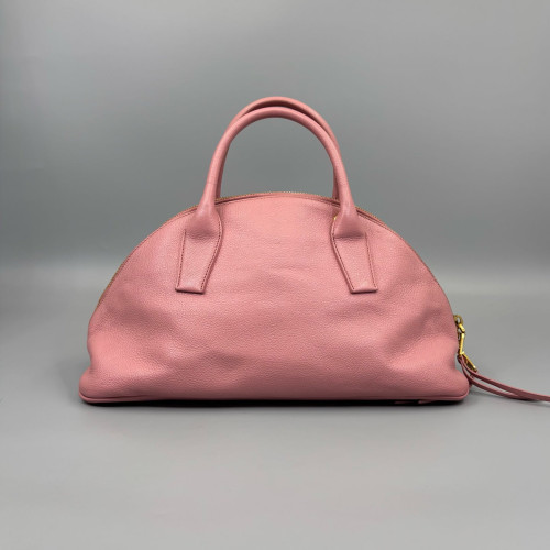 Miu Miu Dome Grained Calfskin Pink