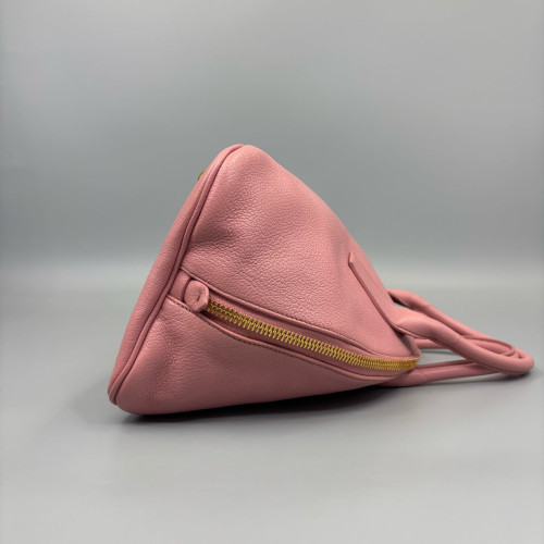 Miu Miu Dome Grained Calfskin Pink