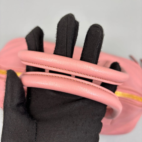 Miu Miu Dome Grained Calfskin Pink
