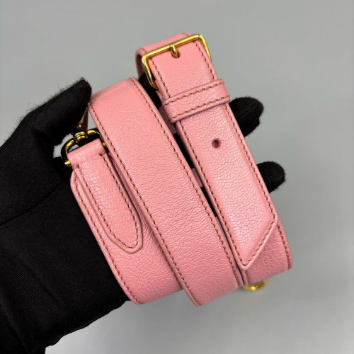 Miu Miu Dome Grained Calfskin Pink