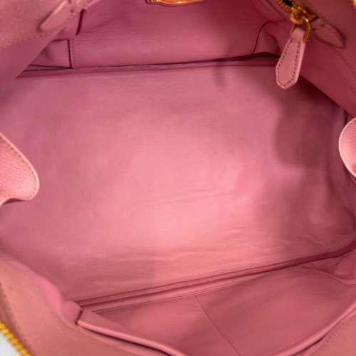 Miu Miu Dome Grained Calfskin Pink