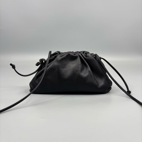Bottega Veneta The Mini Pouch Lambskin Nappa Black