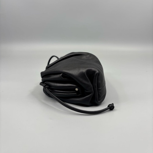Bottega Veneta The Mini Pouch Lambskin Nappa Black