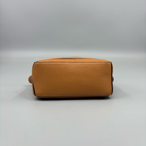 Loewe Mini Puzzle Grained Calfskin Brown