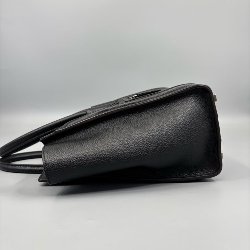 Celine Micro Luggage Grained Calfskin Black