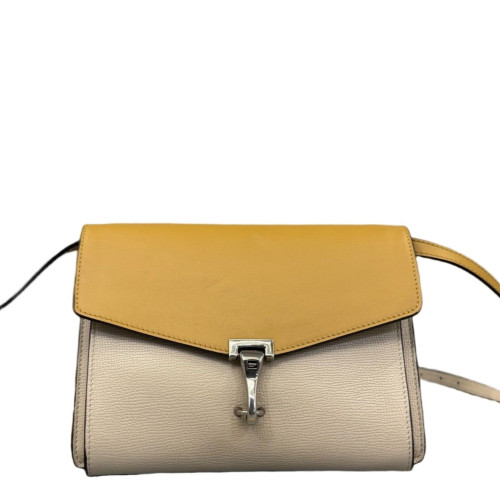 Burberry Small Macken Crossbody Bag Calfskin Yellow Beige