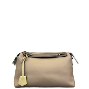 Fendi By The Way Medium Calfskin Beige Brown Yellow