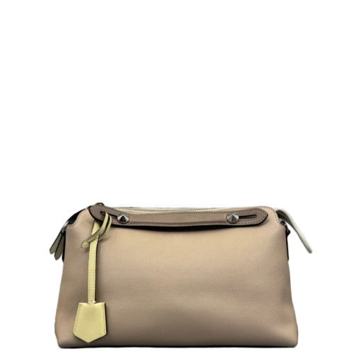 Fendi By The Way Medium Calfskin Beige Brown Yellow