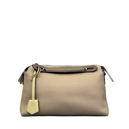 Fendi By The Way Medium Calfskin Beige Brown Yellow