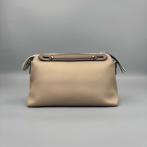 Fendi By The Way Medium Calfskin Beige Brown Yellow