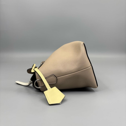 Fendi By The Way Medium Calfskin Beige Brown Yellow